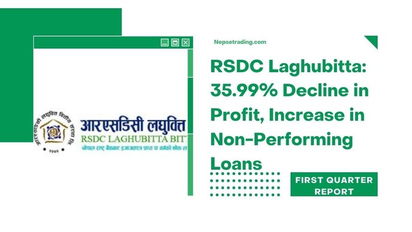 आरएसडिसी लघुवित्त: नाफामा ३५.९९% गिरावट, खराब कर्जाको वृद्धि